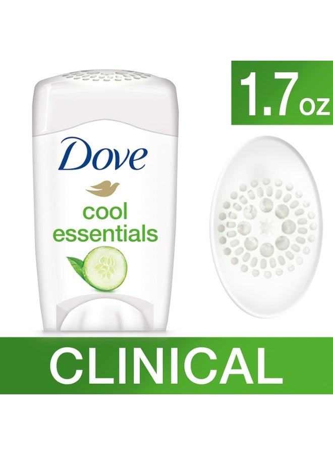 دوف كلينيكال بروتكشن مزيل عرق ومضاد للتعرق صلب، 48 غرام، برائحة منعشة، للنساء - Image 2